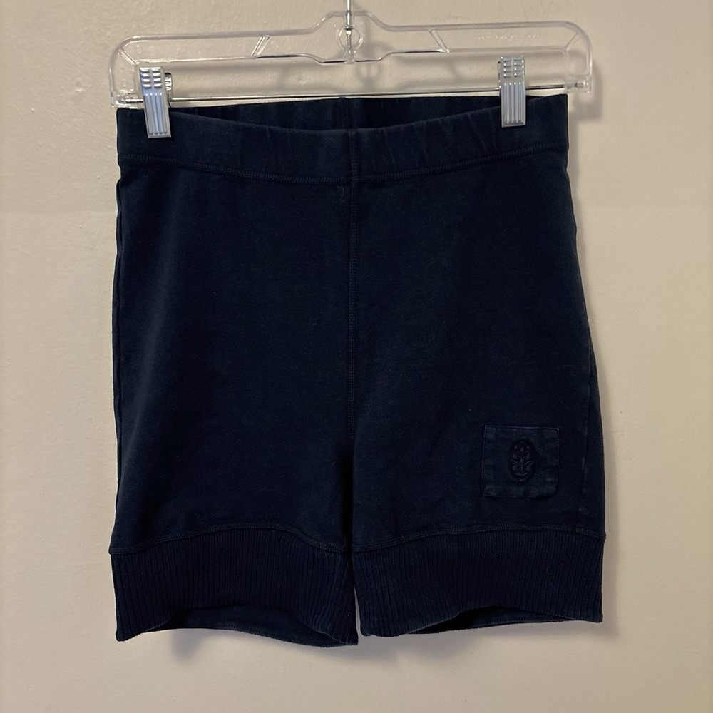 Free People Movement Victory Pull-On Biker Shorts Blue M Boho FP High Waisted
